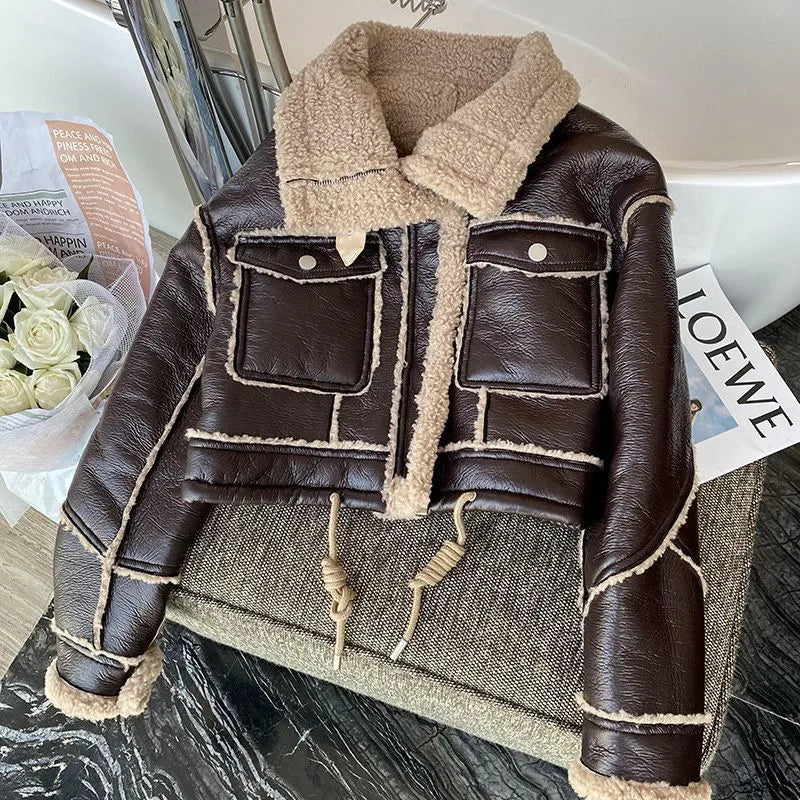 Drune | Winterlederjacke Mit Wärmendem Futter