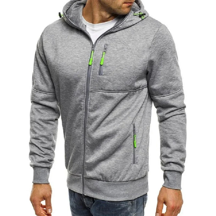 Drune | Herren Kapuzenpullover mit Reißverschluss