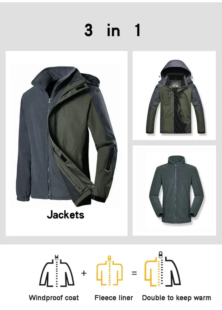 Drune | 3-in-1 Skijacke für Männer und Frauen