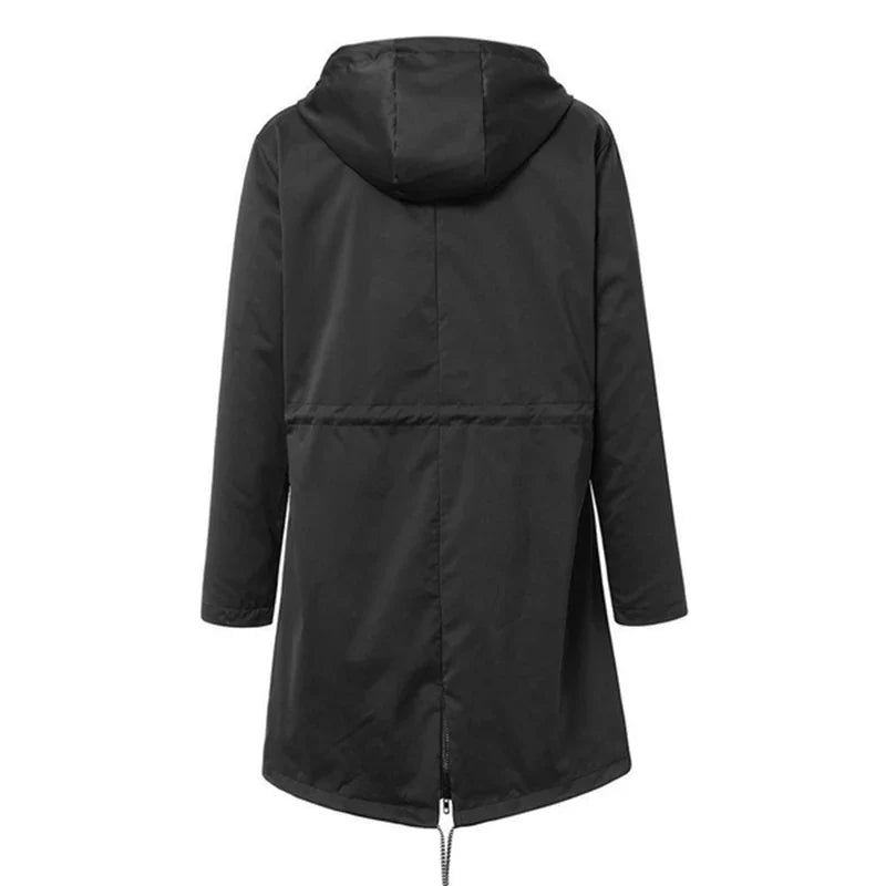 Drune | Regenjacke wasserdicht mit Kapuze, atmungsaktiv, Parka für Outdoor
