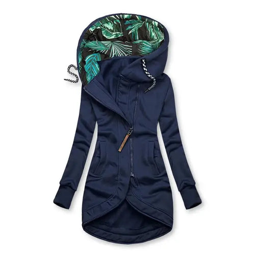 Drune | Winterjacke Mit Bedruckter Kapuze Für Damen - Herbst