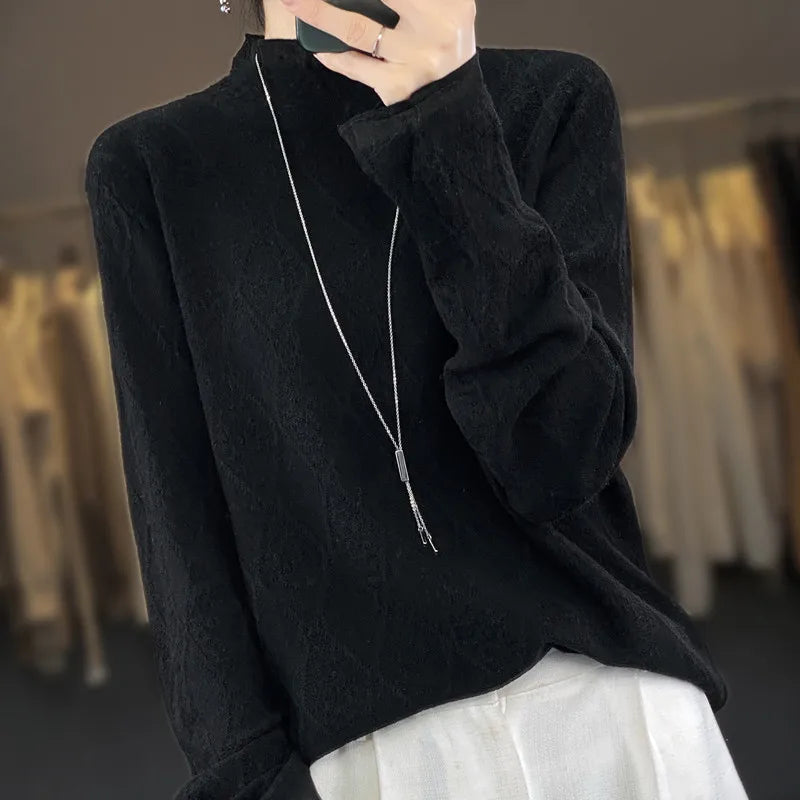 Drune | Kaschmirpullover mit Karomuster
