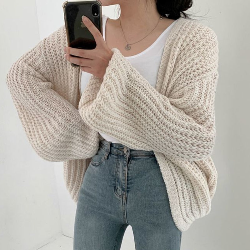 Drune | Grobstrick Oversized Weste