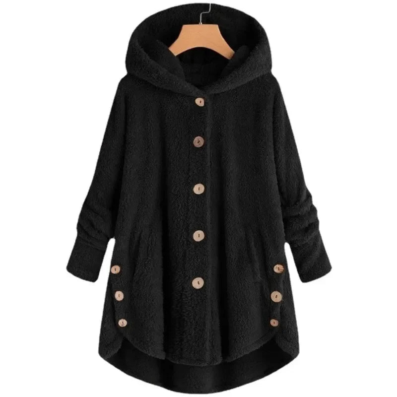 Drune | Fleece Jacke für Damen - Mit Kapuze