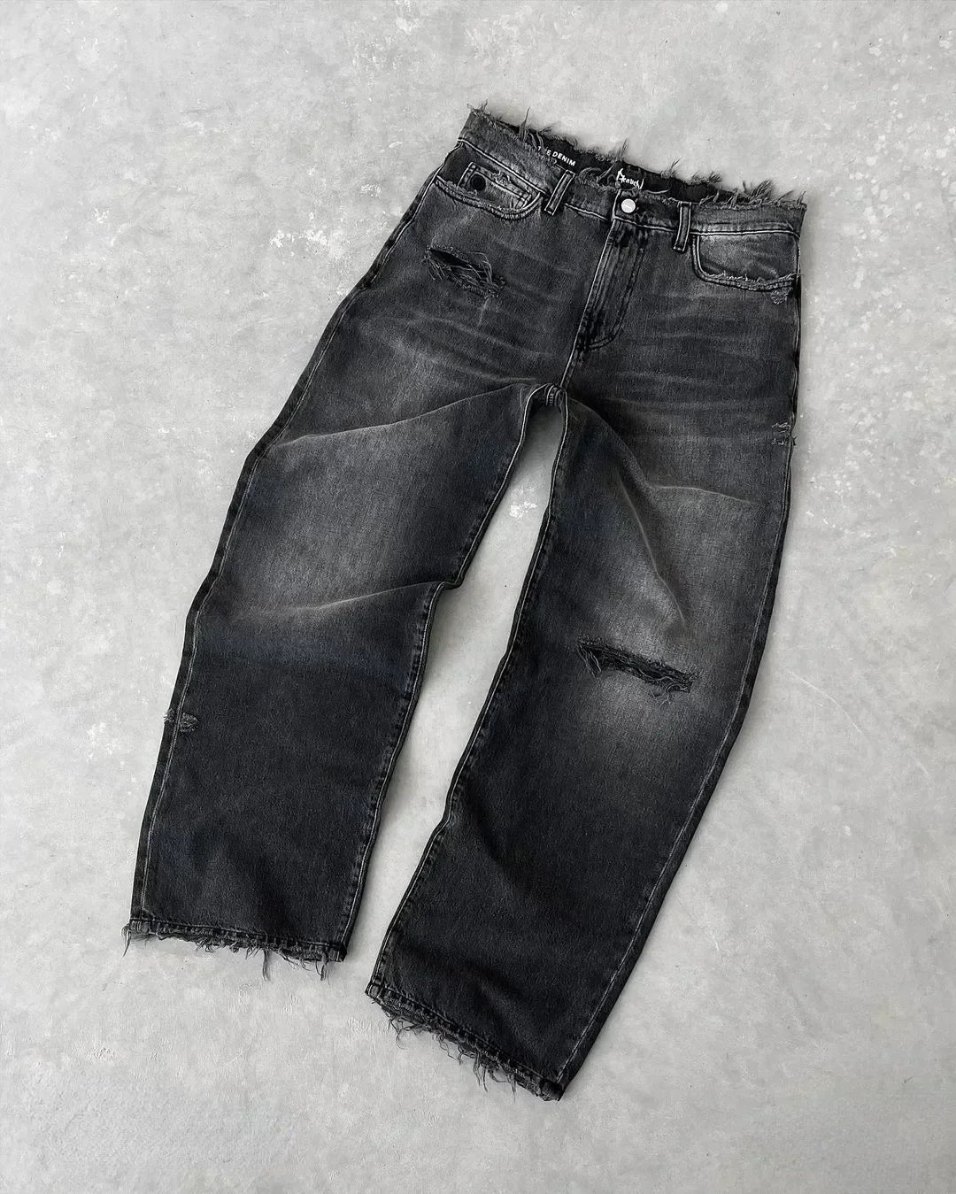 Drune | Amerikanische Gewaschene Retro Jeans Für Männer