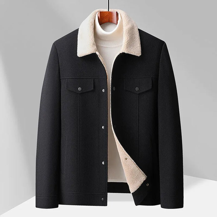 Drune | Herren Fleece-Weste mit Kragen