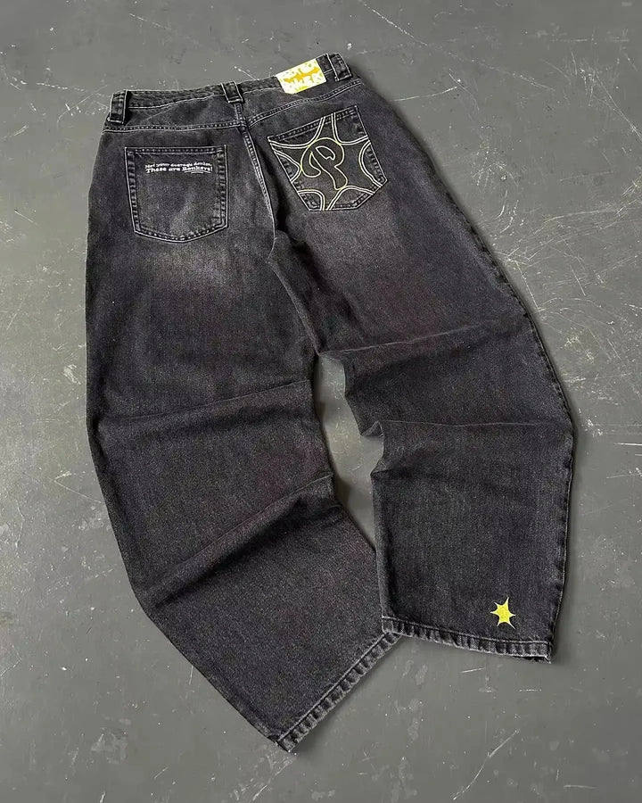 Drune | Amerikanische Gewaschene Retro Jeans Für Männer