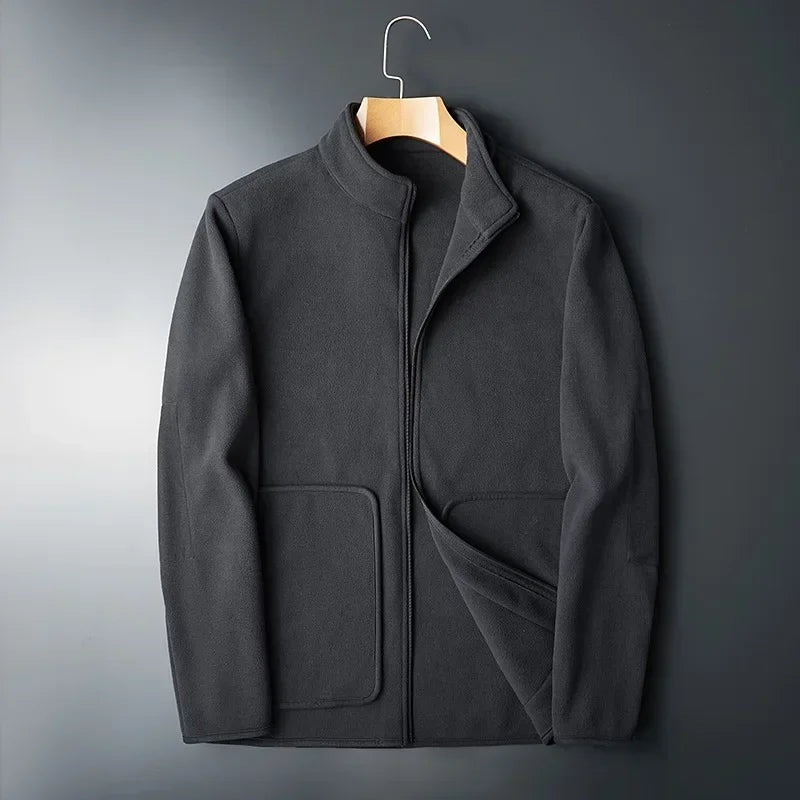 Drune | Herren-Fleecejacke mit kontrastierenden Details - Erian
