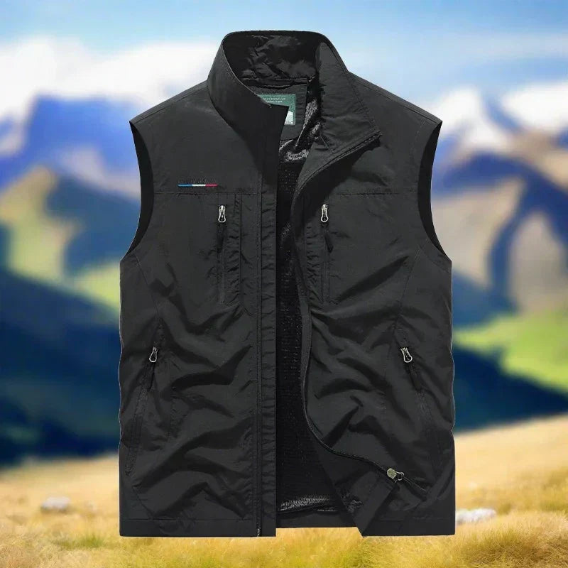 Drune | Lässiges Multifunktionales Outdoor Westen für Männer