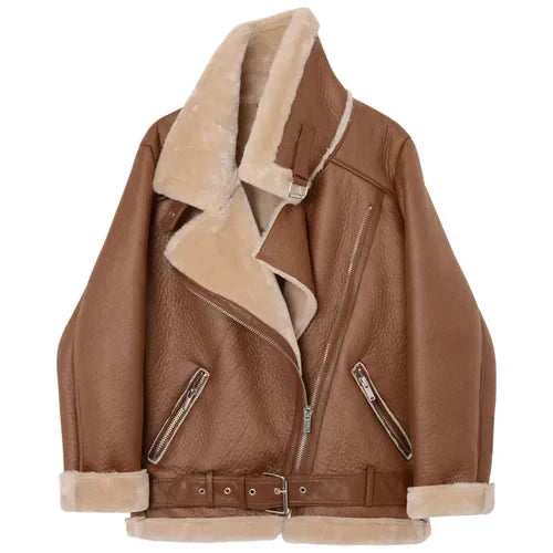 Drune - Dicke Faux-Lederjacke