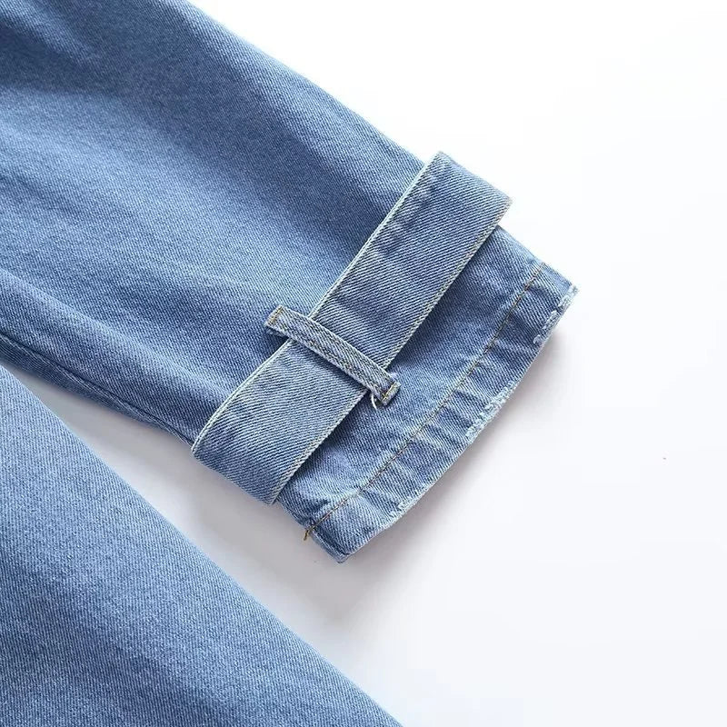 Drune | Langer Denim Trenchcoat Für Damen