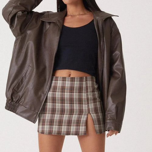 Drune | Oversized Lederjacke