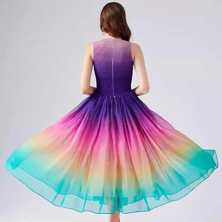 Drune | Golden Hour Harmony Midi Kleid