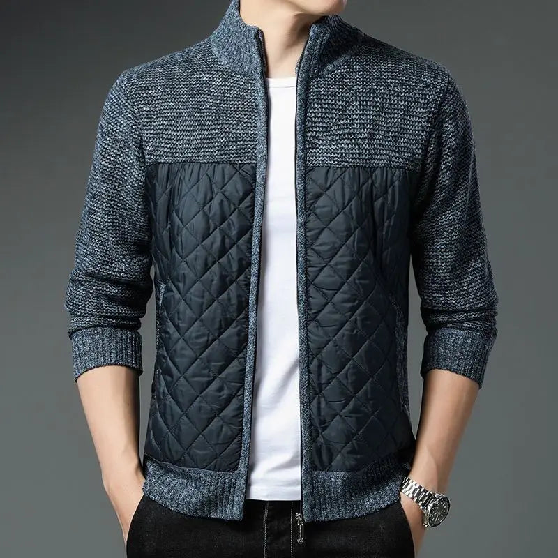 Drune | Gepolsterte gestrickte Herrenjacke