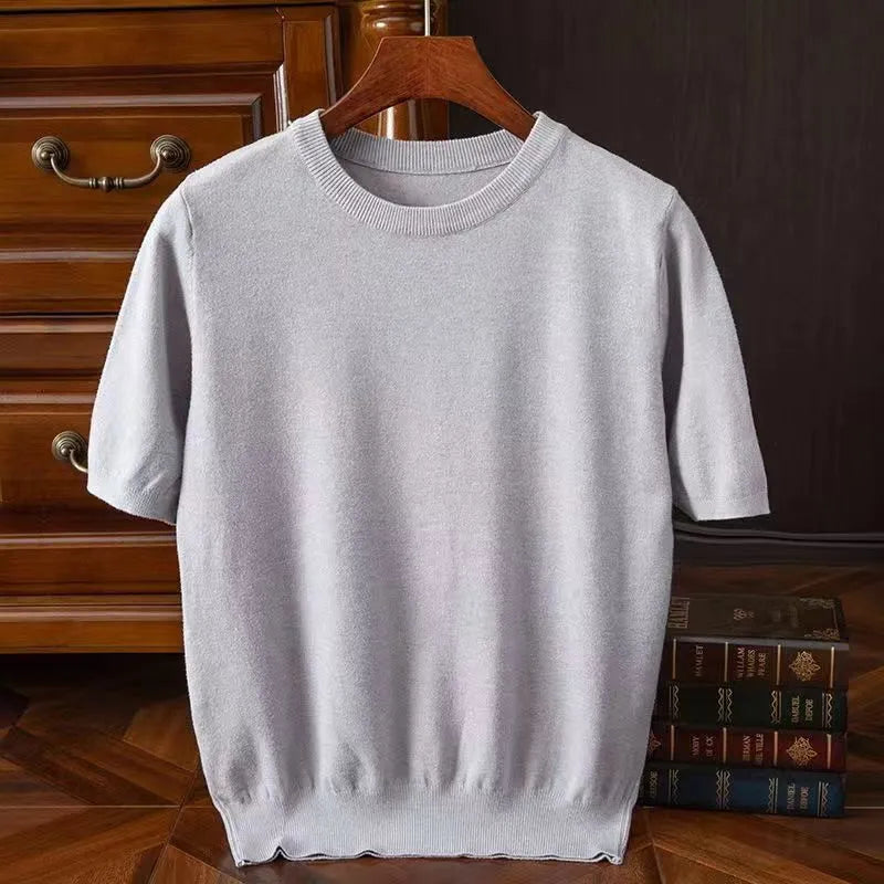 Drune | Kaschmir Kurzarm T-Shirt