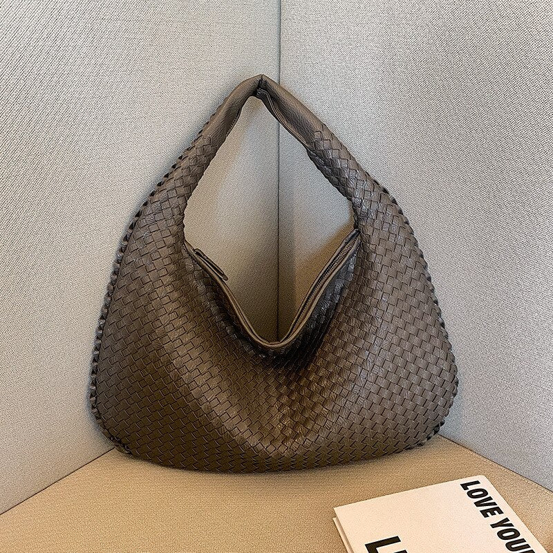 Drune | ️elegante Lederschultertasche