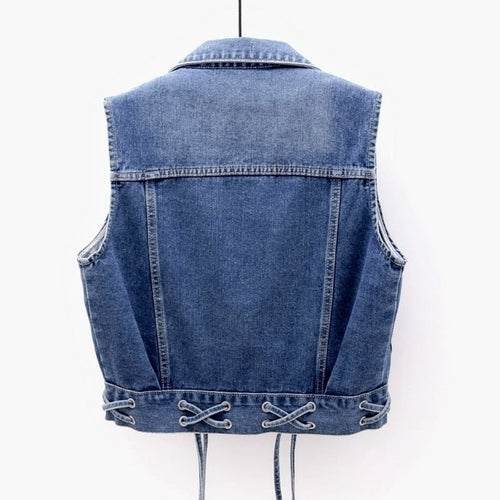 Drune - Klassische Denim Jeansweste