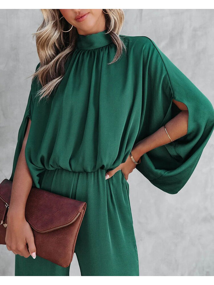 Drune | Fließender Eleganter Jumpsuit Weitbein