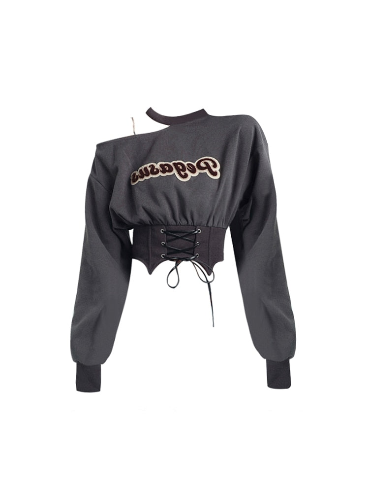 Drune | Shadows Crop Sweatshirt