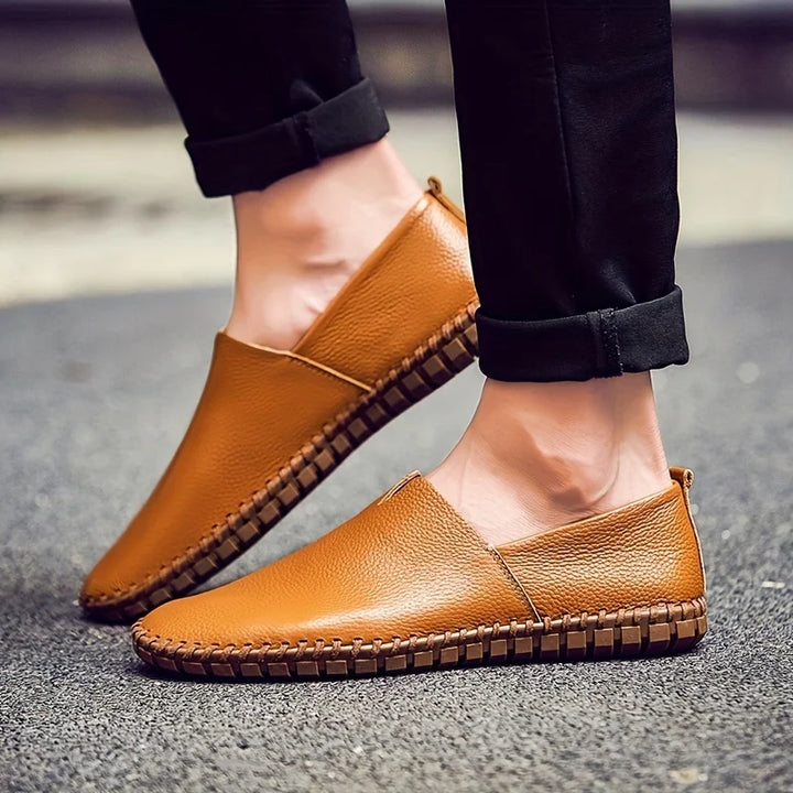 Drune Elegante Herren Leder Loafer - Klassisch & Bequem