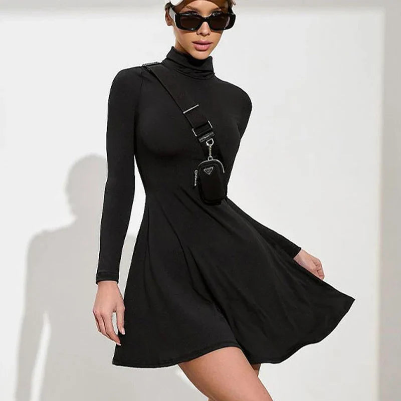 Drune | Sexy Schwarze Kleider Für Damen Mode