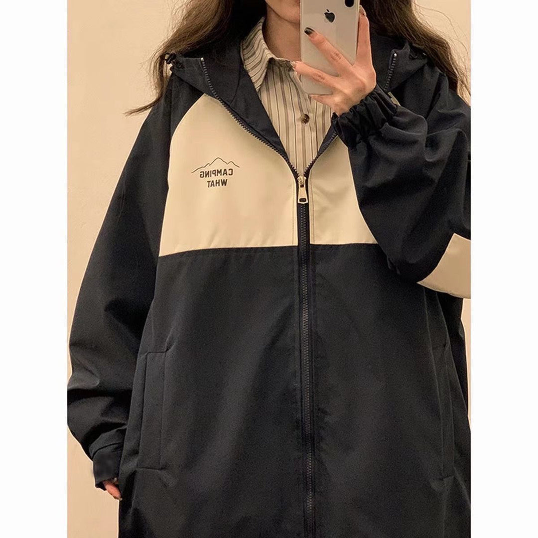 Drune | Wasserdichte Two-Tone Jacke für Damen