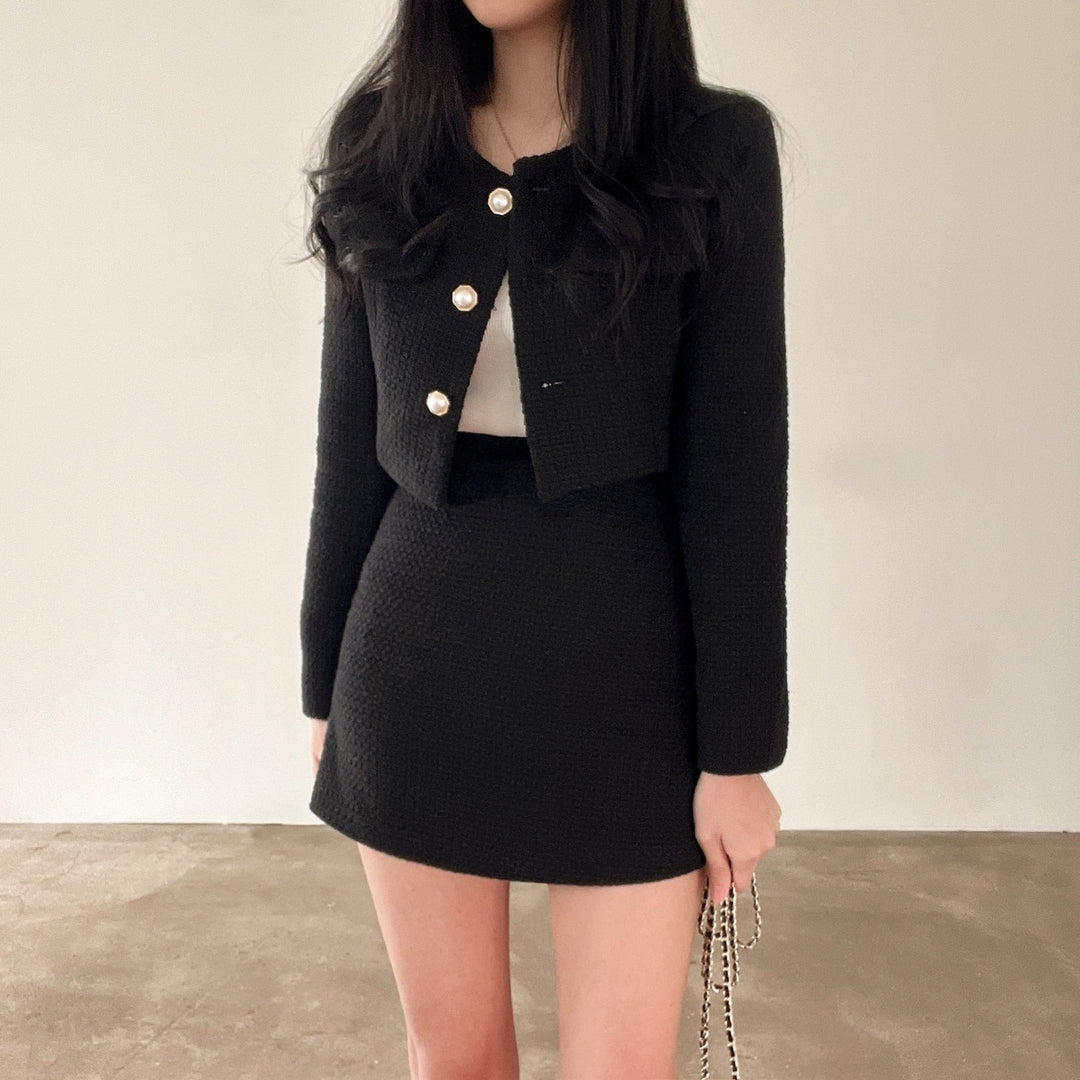 Drune | Elegantes Rock- und Blazer-Set für Frauen