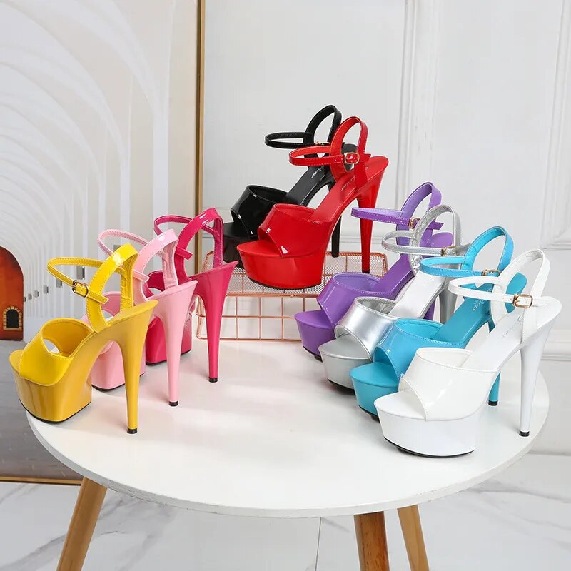 Drune | Linger Like A Tattoo Kiss Pump Sandalen