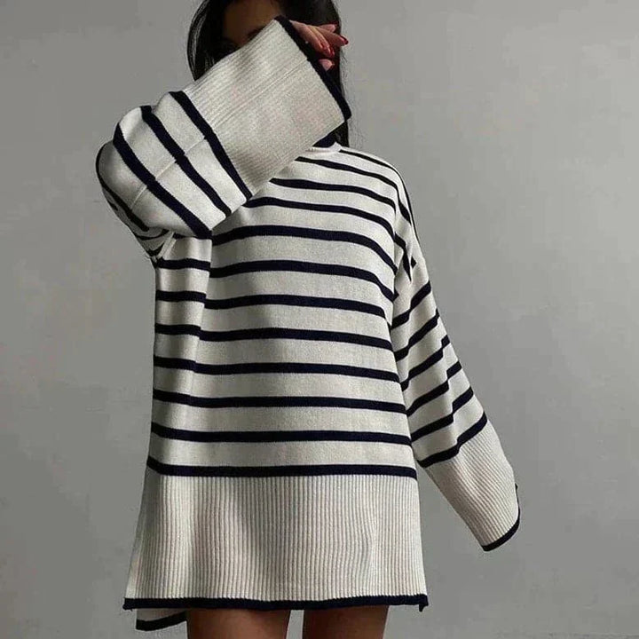 Drune | Strickpullover - Oversized Fit - Weicher Rollkragen - Langer Ärmel Freizeit Design