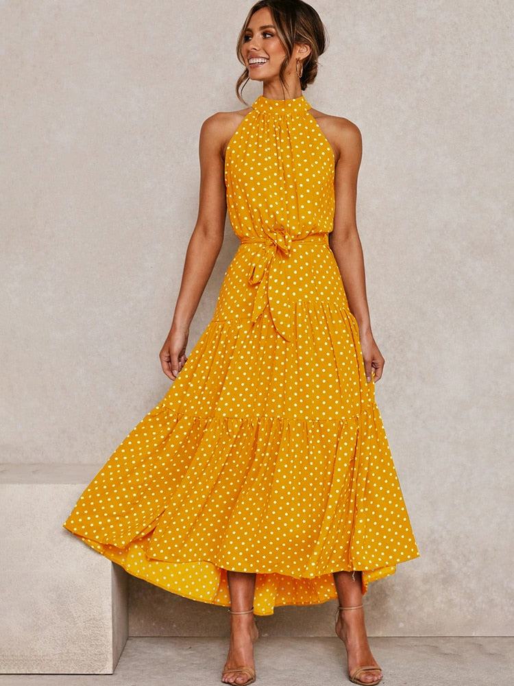 Drune | Polka Neckholder Kleid