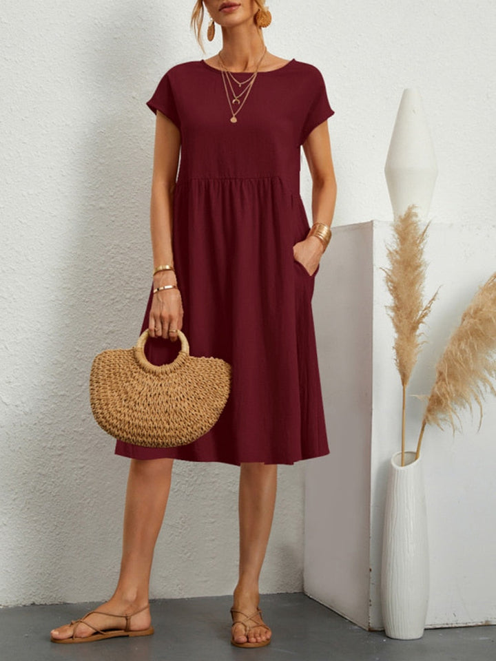 Drune | Modisch Mittellanges Kleid Für Frauen