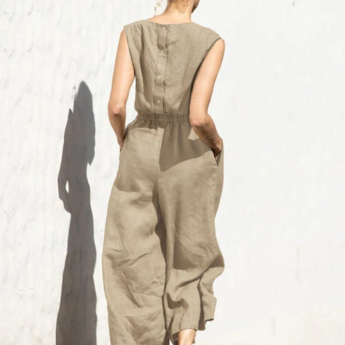 Drune | Baumwoll Leinen Overall