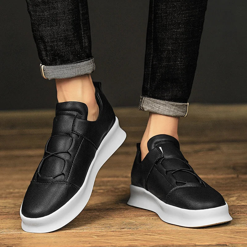 Drune | Moderne Leder-Sneaker mit niedrigem Schaft