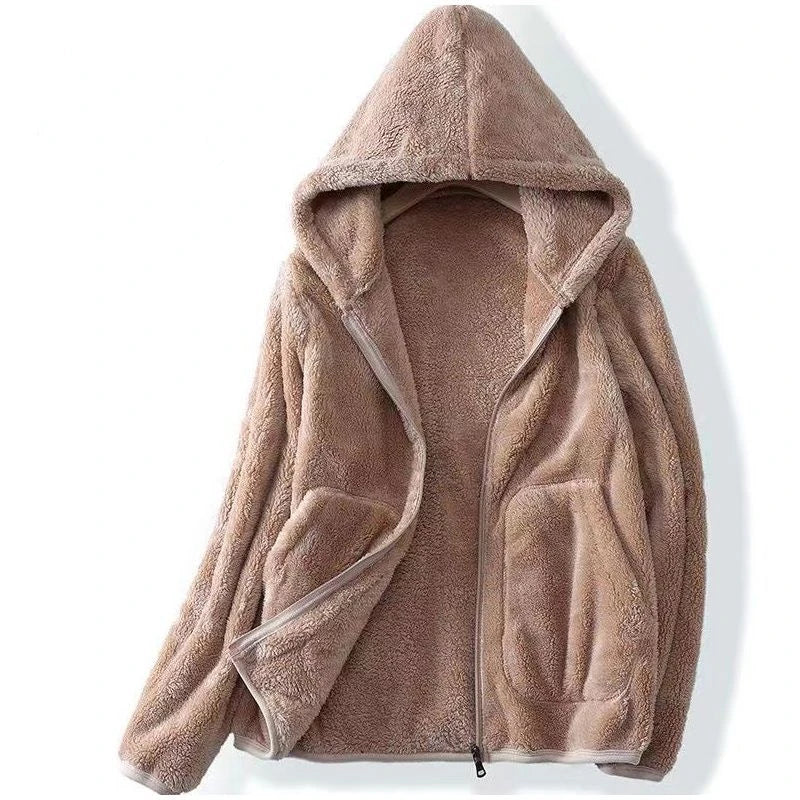 Drune | Übergrößen-Fleece-Hoodie Norah