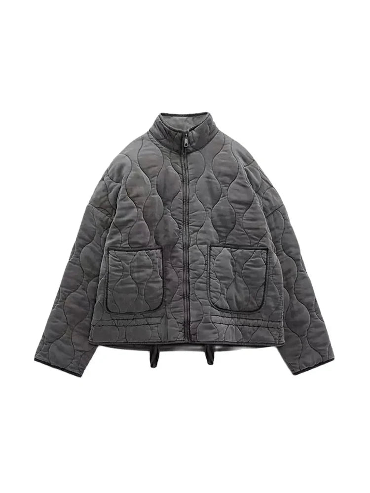 Drune | Oversized Vintage Gepolsterte Damenjacke