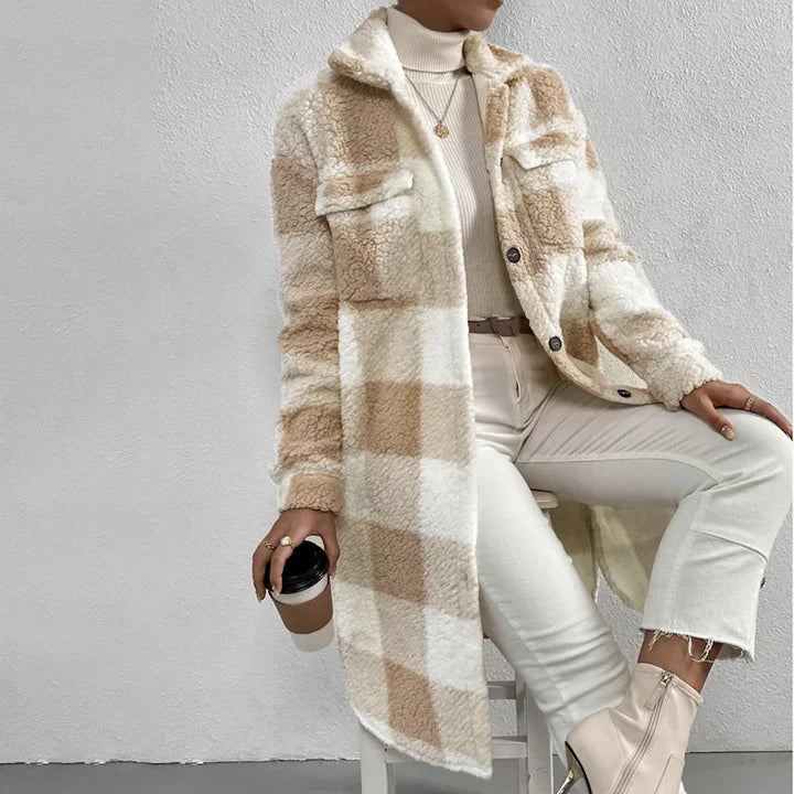 Drune | Karojacke mit Polarfleece