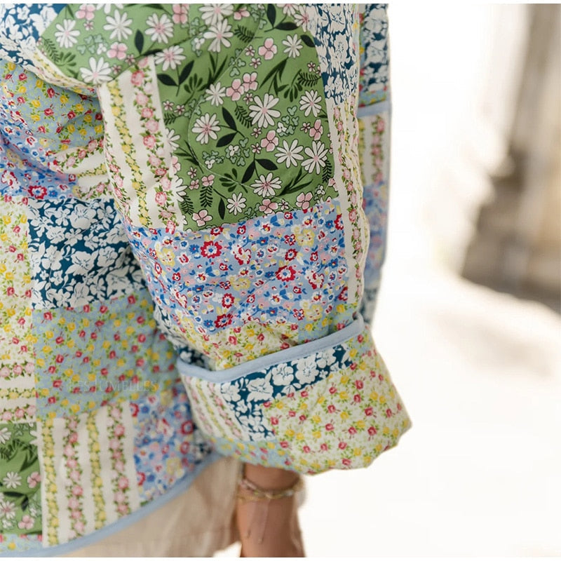 Drune | Patchwork Bohemian Jacke für Damen