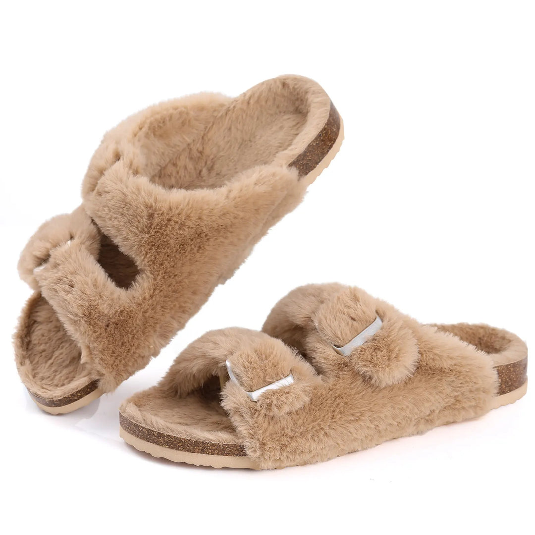 Drune - Chic Winter-Plüsch-Fellpantoffeln für Damen