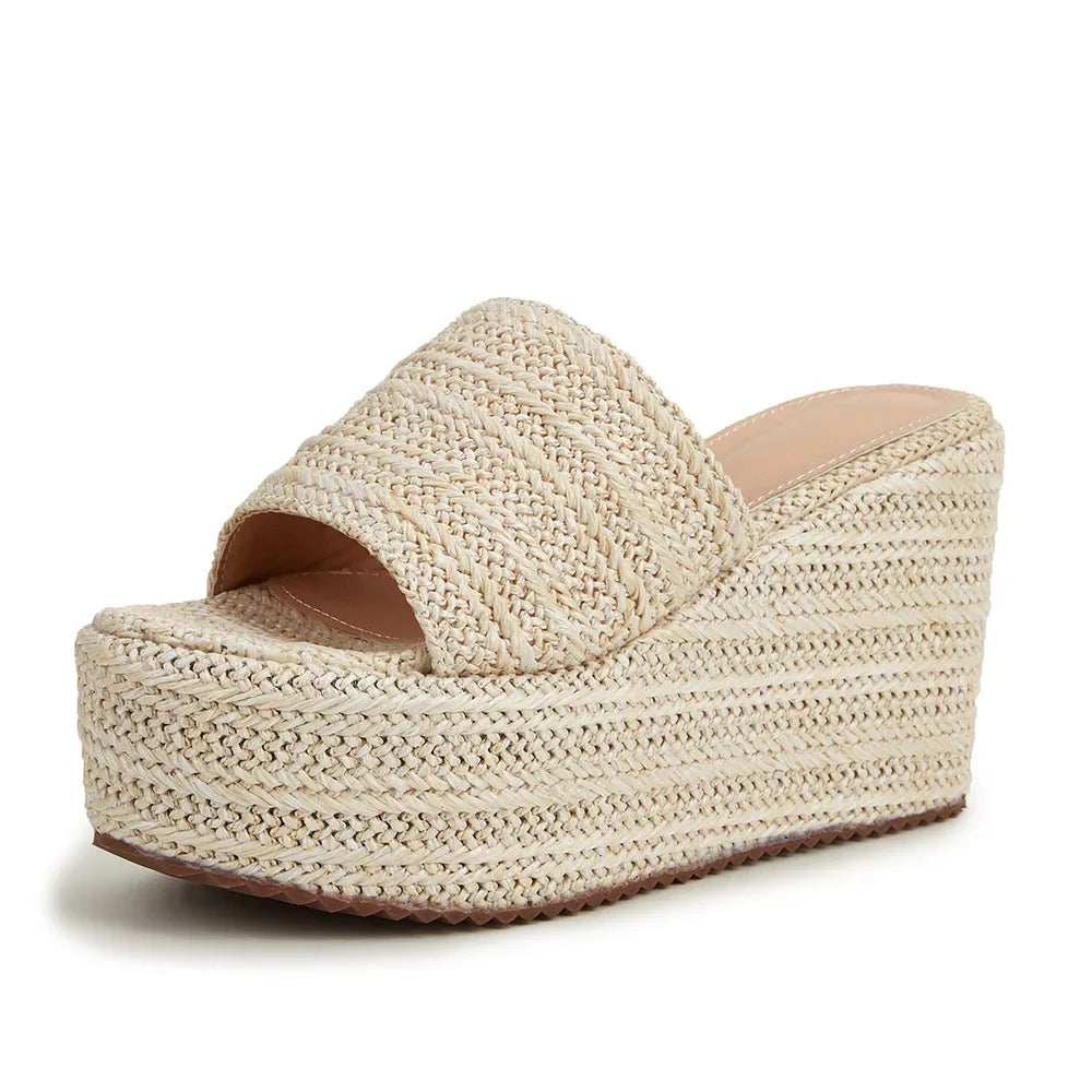 Drune | Espadrille Plattform Hanf Boho