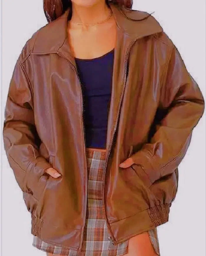 Drune | Oversized Lederjacke