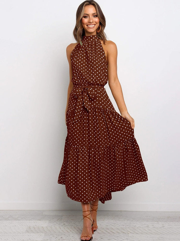 Drune | Polka Neckholder Kleid