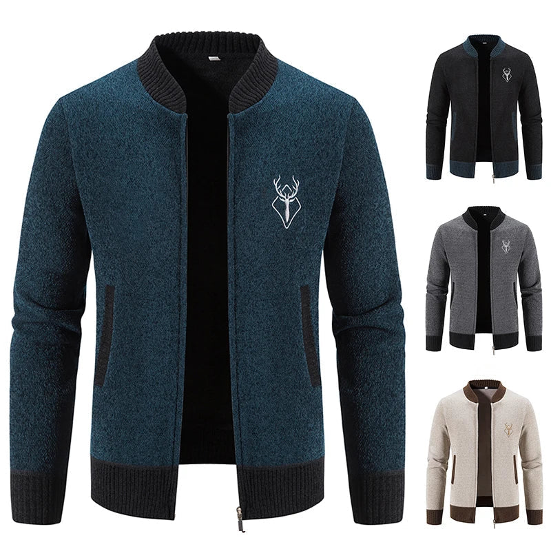 Drune | Lässige Strickjacke für Herren aus hochwertigem Garn