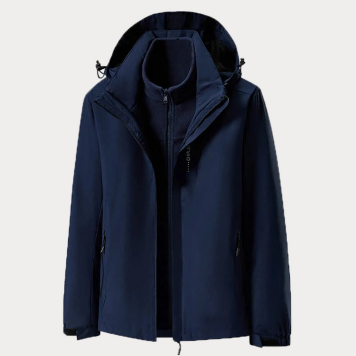 Drune | Herren 3-in-1 Windbreaker-Jacke - Mit Kapuze
