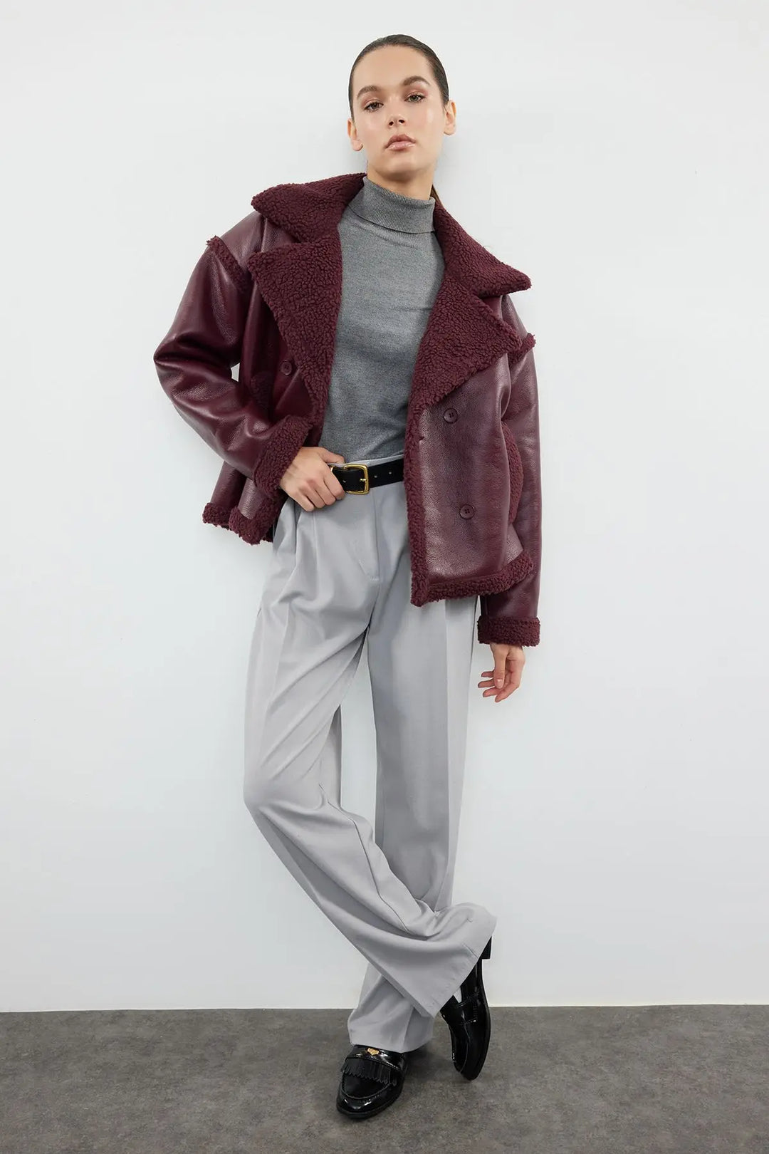 Drune | Jacke aus Kunstleder