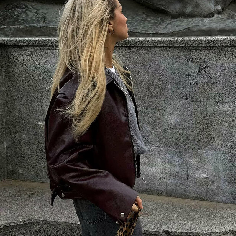Drune | Modische Jacke mit langen Ärmeln und Reißverschluss