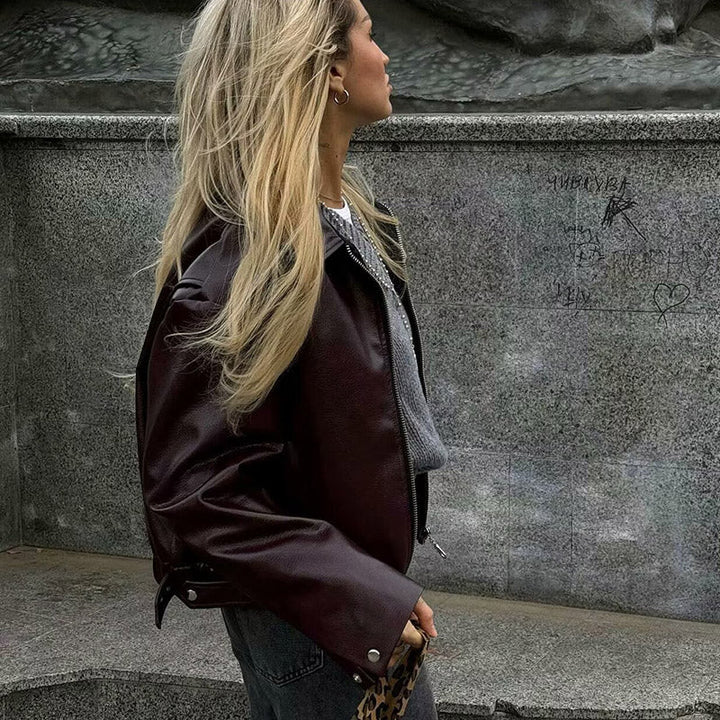 Drune | Modische Jacke mit langen Ärmeln und Reißverschluss