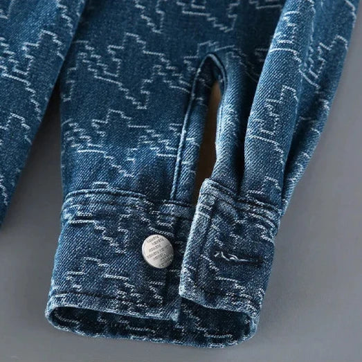 Drune | Herren Freizeitjacke - Gemustertes Design