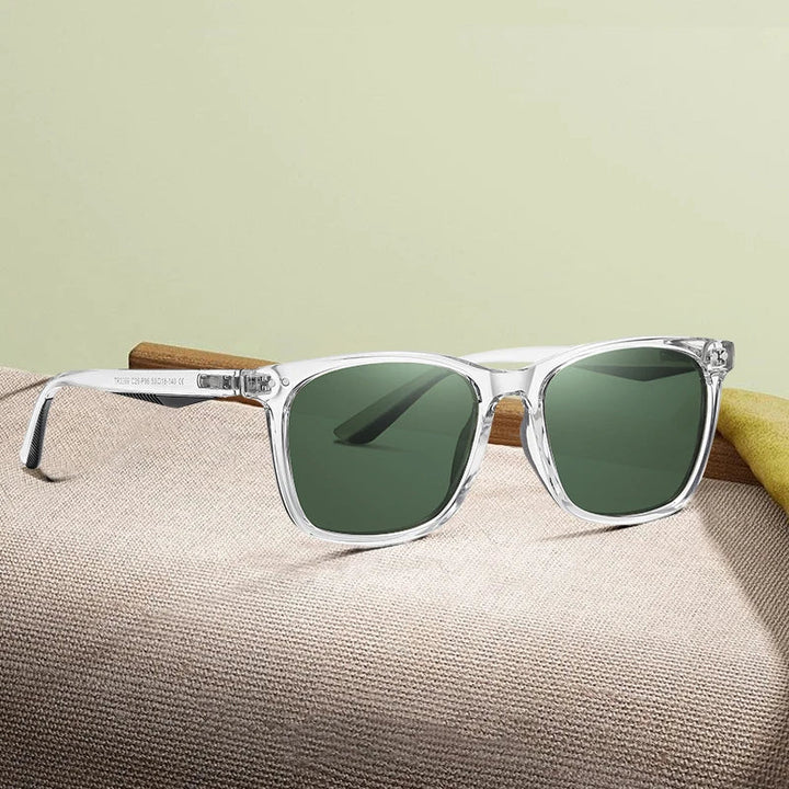 Drune | Klassische Sonnenbrille mit transparentem Rahmen