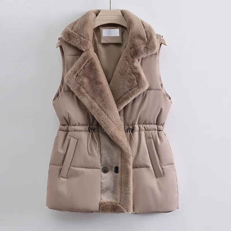 Drune | Elegante Kunstfellweste für Herbst und Winter
