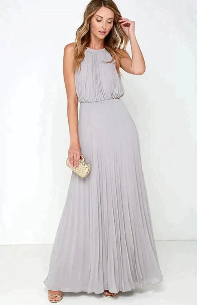Drune | Neckholder Kleid Ohne Ärmel